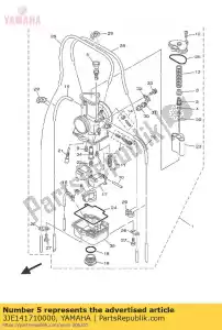 yamaha 3JE141710000 émbolo, arrancador - Lado inferior