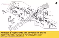 43109HP1006, Honda, piston comp. honda trx450r sportrax 37kw te30u australia trx450er trx700xx 450 700 , Nouveau