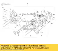 SP1A009210, Piaggio Group, compleet carter aprilia met0001bav met0003ba1 metm917e sr 125 storm tt bsiv 125 2019 2020 2021 2022, Nieuw