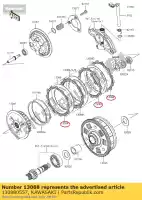 130880557, Kawasaki, Plaatwrijving ex300adf kawasaki  h2r ninja z 250 300 650 1000 2008 2009 2010 2011 2013 2014 2015 2016 2017 2018 2019 2020 2021, Nieuw