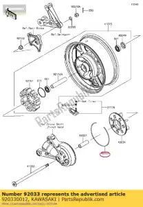 kawasaki 920330012 anello elastico, 220mm vn1600-a1 - Il fondo