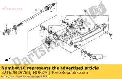 Here you can order the shim, pivot, 0. 60 from Honda, with part number 52162MCS760: