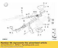 32722351517, BMW, couvercle, poignée, weiss-alu 2 bmw  1200 1996 1997 1998 1999 2000 2001 2002 2003 2004, Nouveau