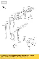 Qui puoi ordinare albero a camme-comp da Kawasaki , con numero parte 491181217: