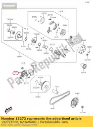 Here you can order the plate,ramp kvf300ccf from Kawasaki, with part number 13272Y006: