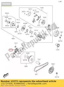 kawasaki 13272Y006 plate,ramp kvf300ccf - Bottom side