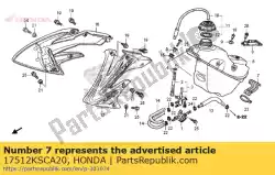 Qui puoi ordinare nessuna descrizione disponibile al momento da Honda , con numero parte 17512KSCA20: