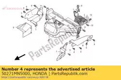 Aquí puede pedir protector, l. Calor de Honda , con el número de pieza 50271MN5000: