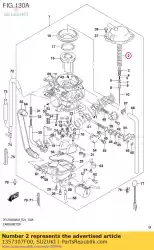 Here you can order the spring from Suzuki, with part number 1357307F00: