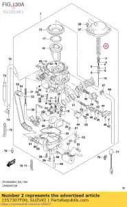 suzuki 1357307F00 primavera - Lado inferior