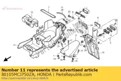 Aqui você pode pedir o fender b, rr. * nh1 * em Honda , com o número da peça 80105MCJ750ZA: