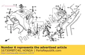 Honda 16730MBTC40 stay comp,pump ca - Bottom side