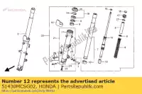 51430MCSG02, Honda, serranda comp., fr. honda st pan european a  st1300 st1300a 1300 , Nuovo