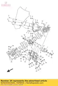 yamaha 904640902600 clamp - Bottom side