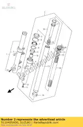 Qui puoi ordinare damper assy, ?? Fro da Suzuki , con numero parte 5110405H00: