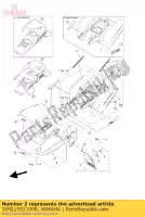 3JM215911000, Yamaha, supporto, piastra di montaggio 2 yamaha yfm yfs yfz 200 350 2000 2001 2002 2003 2004 2005 2006 2011, Nuovo