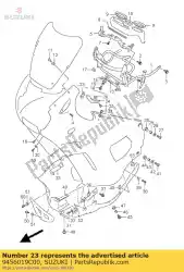 Aqui você pode pedir o suporte, capuz em Suzuki , com o número da peça 9456019C00: