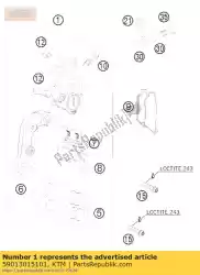 Ici, vous pouvez commander le frein cal. Fr. - sans coussinets auprès de KTM , avec le numéro de pièce 59013015101: