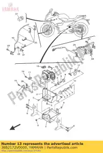 yamaha 36B2172V0000 brkt 8 - Onderkant