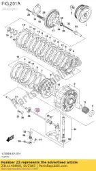 Tutaj możesz zamówić dr?? Ek, popychacz sprz? G? A od Suzuki , z numerem części 2311140H00: