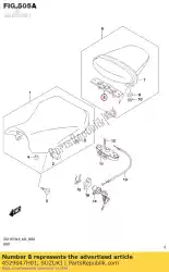 Ici, vous pouvez commander le le buteur auprès de Suzuki , avec le numéro de pièce 4529047H01: