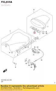 suzuki 4529047H01 le buteur - La partie au fond