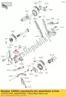 120531444, Kawasaki, prowadnica ?a?cucha, napinacz kvf650-a kawasaki  brute force kfx kvf 650 700 750 800 2002 2003 2004 2005 2006 2007 2008 2009 2010 2011 2012 2013 2014 2015 2016 2017 2018 2019 2020 2021, Nowy