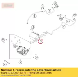 Ici, vous pouvez commander le batterie 12v / 11ah 03 auprès de KTM , avec le numéro de pièce 60011053000: