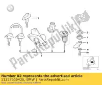 51257656426, BMW, ignition key (code) bmw c1 125 200 2000 2001 2002 2003 2004, New