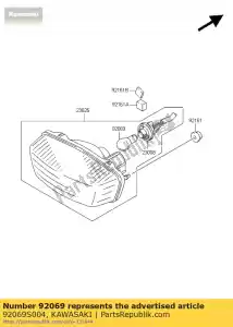 Kawasaki 92069S004 lampadina, 12v, 21 / 5w - Il fondo