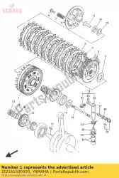 Qui puoi ordinare ingranaggio condotto primario comp da Yamaha , con numero parte 2J2161500000: