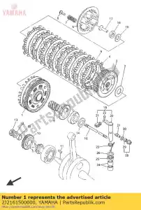 yamaha 2J2161500000 ingranaggio condotto primario comp - Il fondo