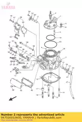 Here you can order the plug, spark (br8eg) from Yamaha, with part number 947020032600: