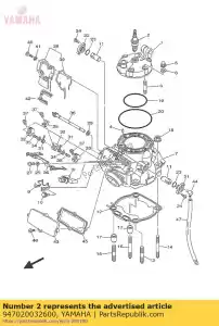 yamaha 947020032600 plug, spark (br8eg) - Bottom side