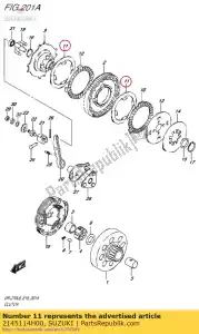 suzuki 2145114H00 tarcza sprz?g?a dr - Dół