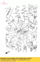 Qui puoi ordinare bullone da Yamaha , con numero parte 970020602000: