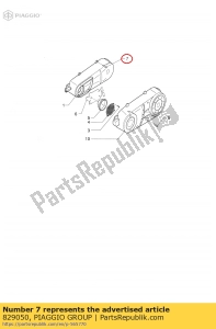 aprilia 829050 parafuso - Lado inferior