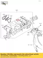 391560902, Kawasaki, pad, rh zx636edf kawasaki  zx 600 636 2013 2014 2015 2016 2017 2018, Nuevo