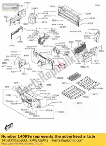 kawasaki 14093Y026933 01 couverture,cnt,s.noir - La partie au fond