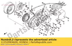 Here you can order the guide,drive chain from Honda, with part number 11352MK4600: