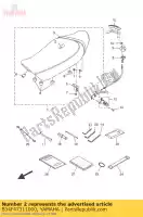 B34F47311000, Yamaha, assento de capa yamaha  xsr 700 2016 2017, Novo