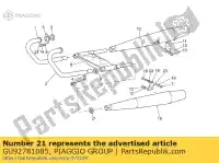 GU92781085, Piaggio Group, Porca de tampa moto-guzzi california california ev v california jackal california special nevada v 350 750 1100 1993 1997 1999 2001, Novo