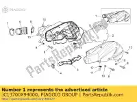 JC13700X94000, Piaggio Group, Skrzynka powietrzna kpl. aprilia scarabeo 125 2009 2011, Nowy