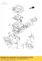 3417619F20, Suzuki, abrazadera suzuki gsf sv vz 650 800 1250 1999 2000 2001 2002 2005 2006 2007 2008 2009, Nuevo