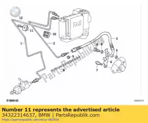 bmw 34322314637 holder - Bottom side