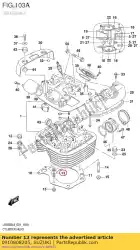 Here you can order the stud bolt from Suzuki, with part number 0910808205: