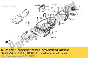 honda 34295SA5003HE lâmpada, s8 12v3w - Lado inferior