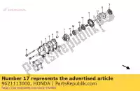 9621113000, Honda, Sfera, acciaio, # 13 (13/32) honda cr 125 250 1985 1986 1987 1988 1989 1990 1991, Nuovo