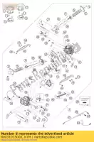 60031035000, KTM, vacuümzuiger cpl. ktm adventure rc super enduro supermoto 690 950 1190 1300 2002 2003 2004 2005 2006 2007 2008 2009, Nieuw