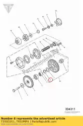 Qui puoi ordinare anello di sicurezza est. 23,5 x 1,2 da Triumph , con numero parte T3500201: